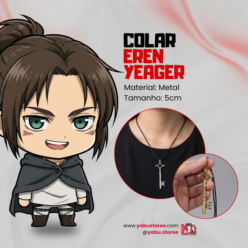 Colar Chave Attack On Titan