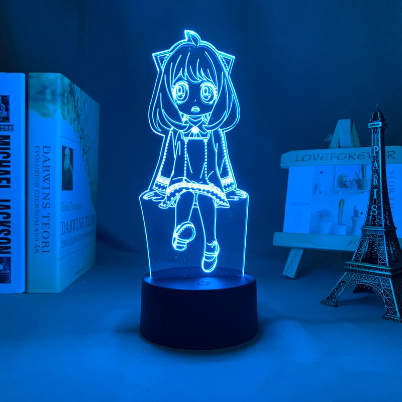Luminária 3D Anime SPY X FAMILY Anya Forger