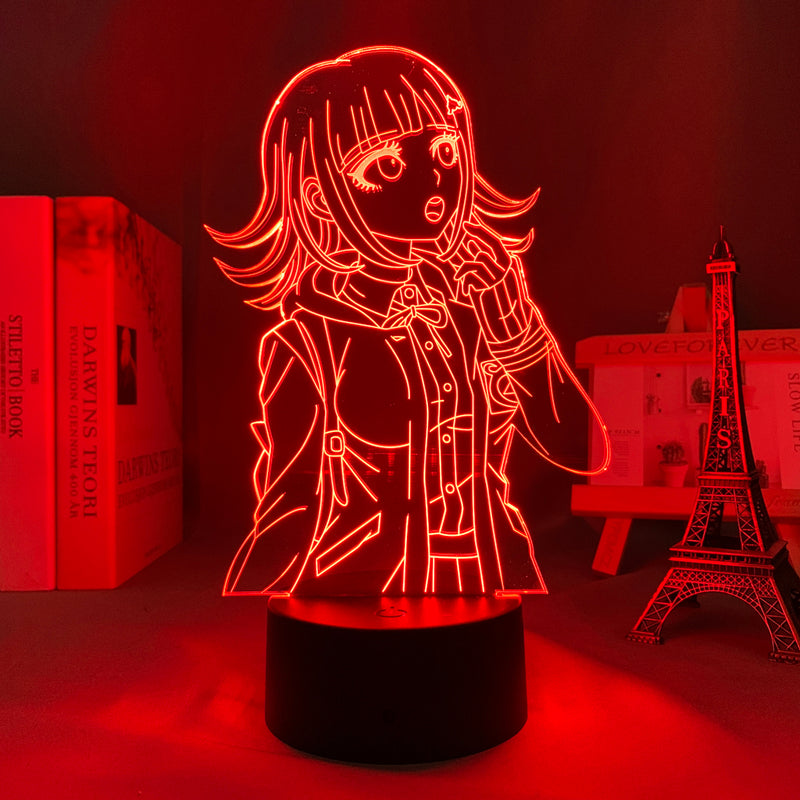 Luminária 3D Anime Danganronpa Chiaki Nanami