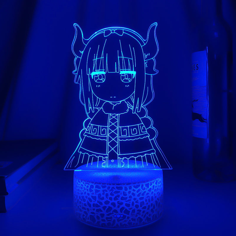 Luminária 3D Anime Kobayashi-san Chi no Maid Dragon
