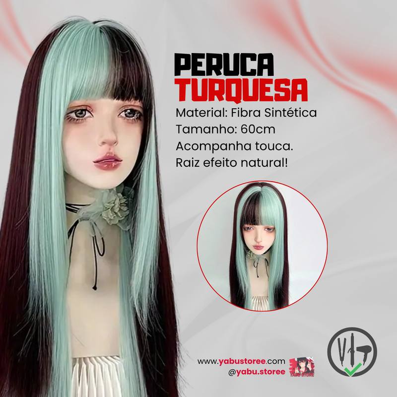 Peruca Turquesa