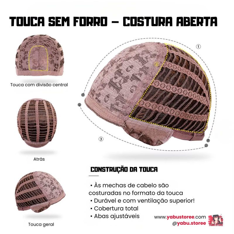 Perucas Cosplay e Casual