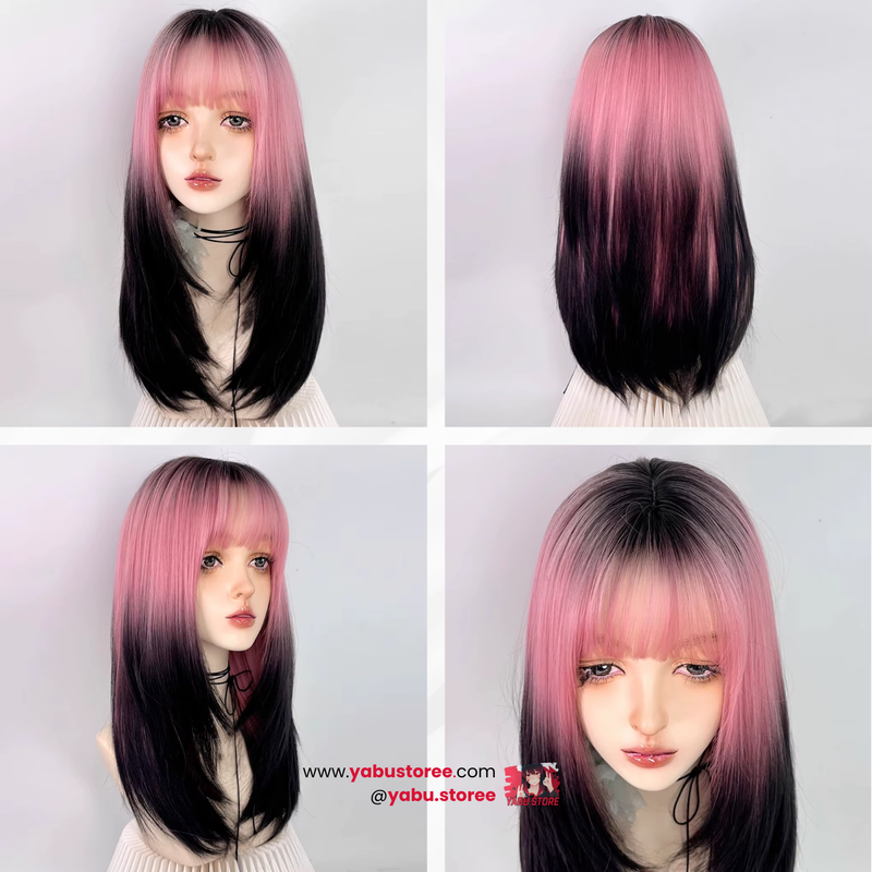 Peruca Nebulosa Rosa