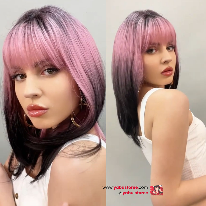 Peruca Nebulosa Rosa