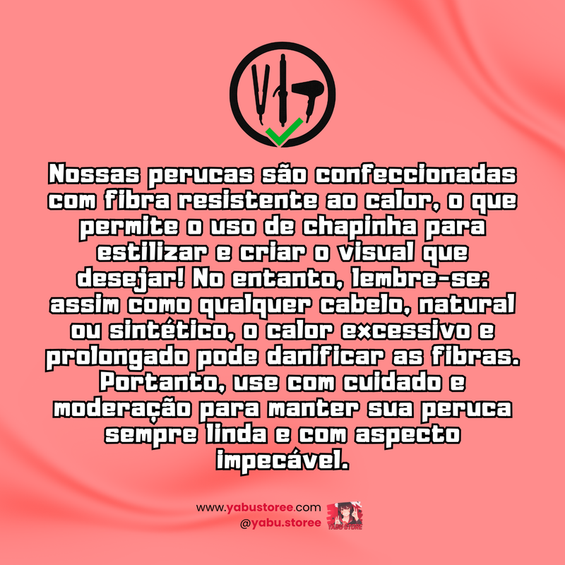 Peruca Nebulosa Rosa