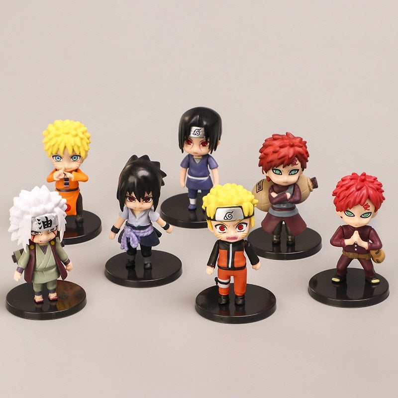 Kit 12 Figures do Anime Naruto