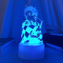 Luminária 3D Kimetsu No Yaiba Tanjiro